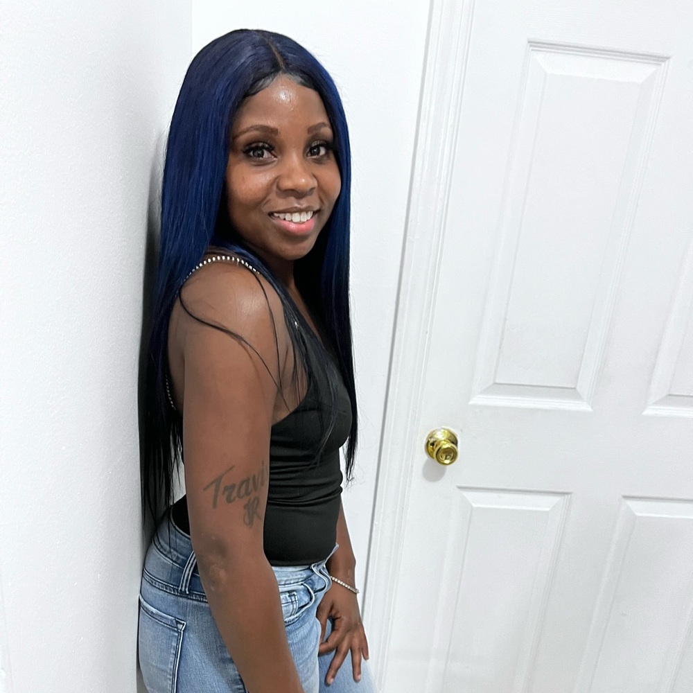 Customize wig comes colored and pluck